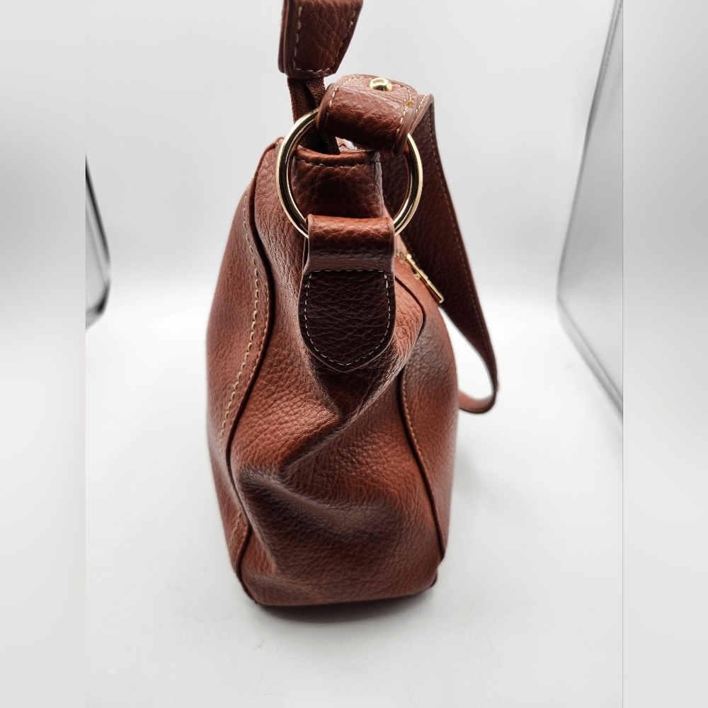 Montana West Vegan Slouch Brown Shoulder Bag - Picture 5 of 9